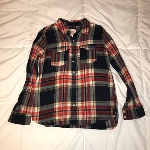 Mossimo Suppy Co. Red and Navy Blue Plaid